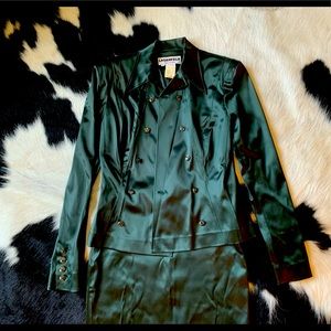 Vintage Karl Lagerfeld Green Suit